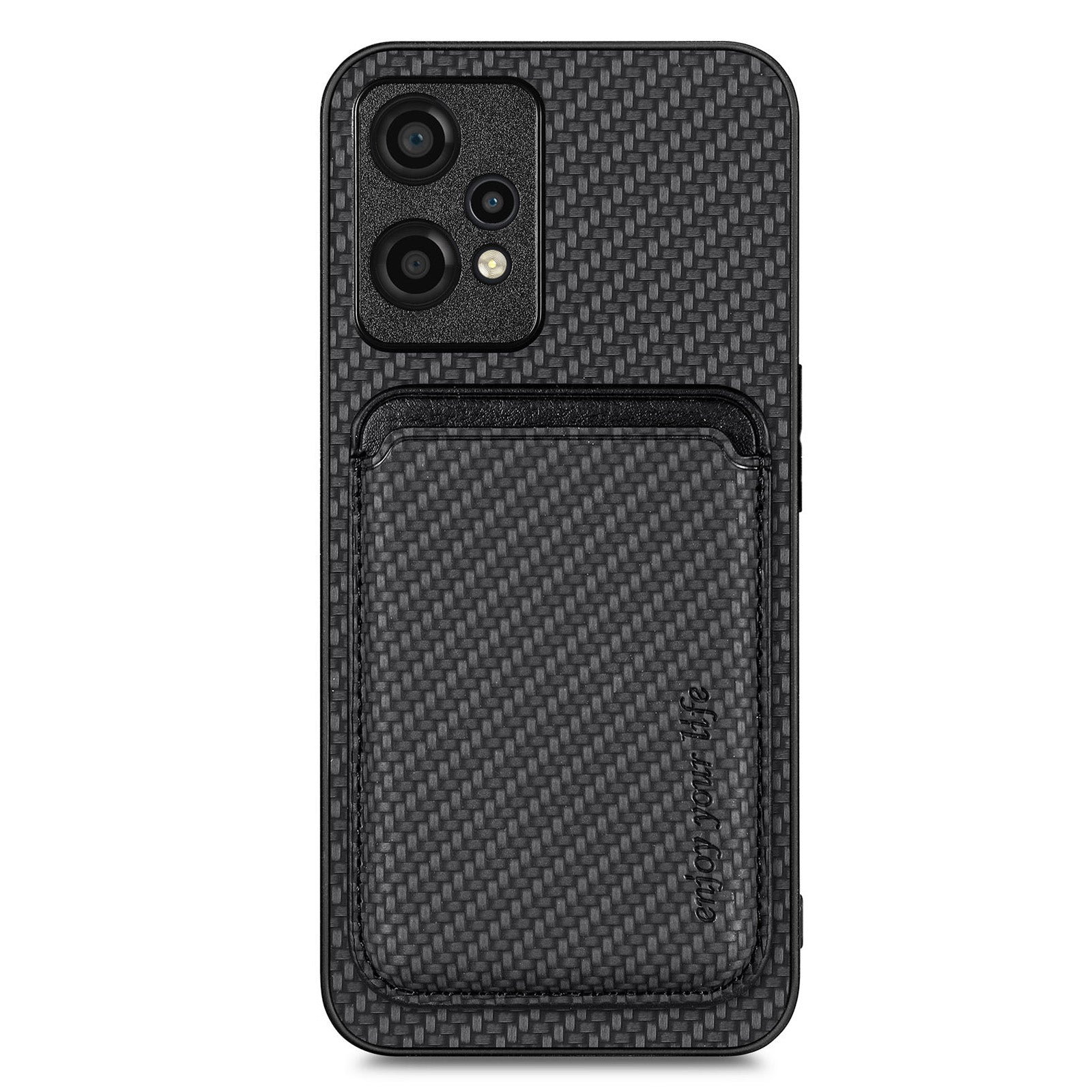 For OnePlus Nord CE 2 Lite 5G Magnetic Absorption Detachable Card Holder Phone Case Carbon Fiber Texture Anti-drop Cover For OnePlus Nord CE 2 Lite 5G Magnetic Absorption Detachable Card Holder Phone Case Carbon Fiber Texture Anti-drop Cover